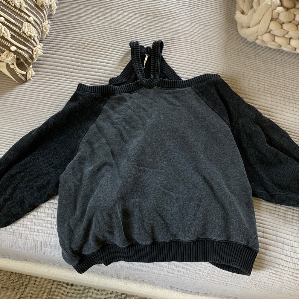 Free People Cold Shoulder Sweatshirt